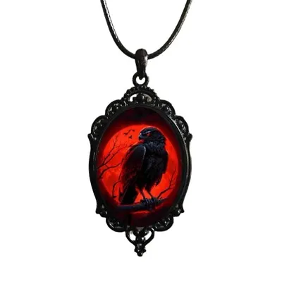 Buy Crow Choker Jewelry Gothic Protections Clavicle Chain Gifts For Women Men • 4.21£