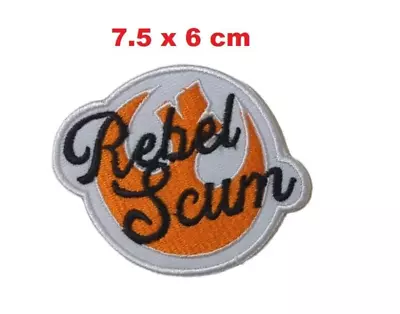 Buy Rebel Scum Cute Rock Embroidered Iron Sew On Patch Jacket Jeans Leather N-1238 • 1.99£
