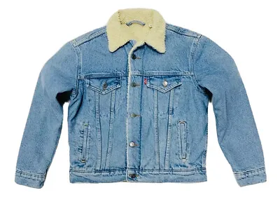 Buy Levis Women's Original Sherpa Trucker Jacket In Blue • 59.99£