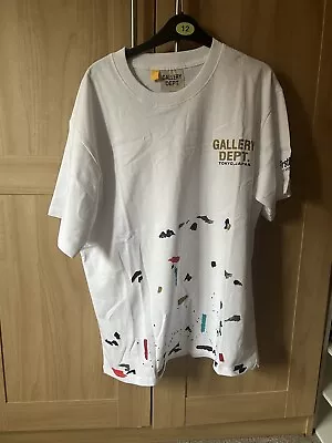 Buy Gallery Dept. Paint Splattered Cotton Jersy T-shirt Size: M • 25£