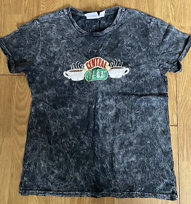 Buy Primark Ladies Grey ‘Friends’ Central Perk Themed T-Shirt UK Size XS • 4.50£