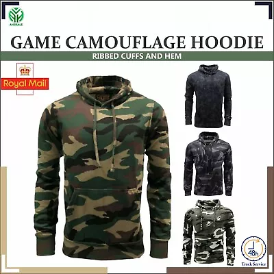Buy Genuine GAME Pullover Hoodie Sweatshirt Camo Urban Camouflage Jumper UK Seller • 6.99£