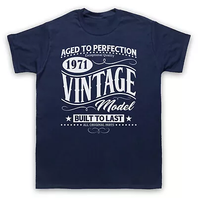 Buy 1971 Vintage Model Born In Birth Year Date Funny Age Mens & Womens T-shirt • 17.99£