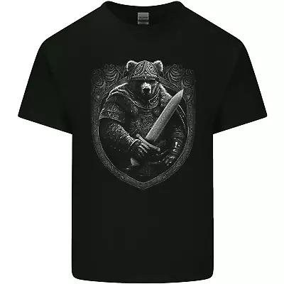 Buy A Viking Bear With A Sword Mens Cotton T-Shirt Tee Top • 8.75£