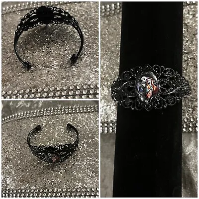 Buy Handmade Nightmare Before Christmas Bracelet GIFT Gothic Bangle UNIQUE JEWELLERY • 10.95£