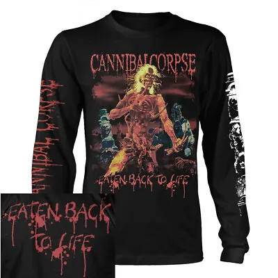 Buy Cannibal Corpse Eaten Back To Life Long Sleeve Shirt S-XXL Official Death Metal • 31.04£