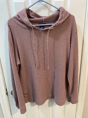 Buy Architect Womens Mauve Hooded Pullover Size XL • 12.06£