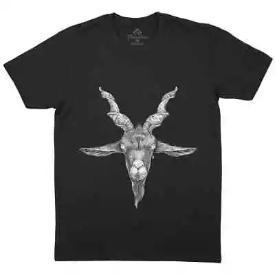 Buy Dark Lord Baphomet Mens T-Shirt Horror Goat Head Occult Mystic Tattoo P163 • 9.99£