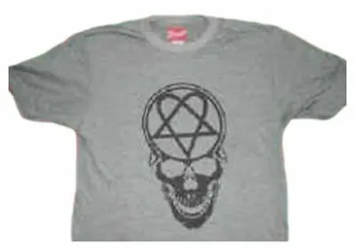 Buy Him Skull Pentagram Rock Band Green T Shirt, Small 36  Official Band Merchandise • 9.50£