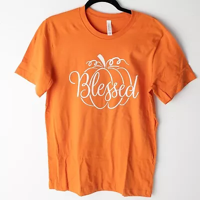 Buy New Blessed Pumpkin Orange T-Shirt Medium • 14.20£