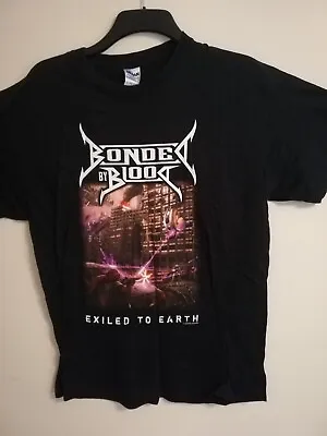 Buy Bonded By Blood Exiled To Earth Shirt L Thrash Slayer Anthrax Megadeth Metallica • 10£