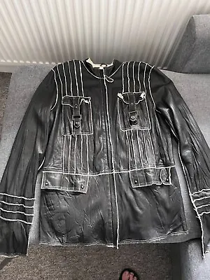 Buy Women's Soft Leather Jacket / Shacket - Worn Twice - Size 12 • 30£