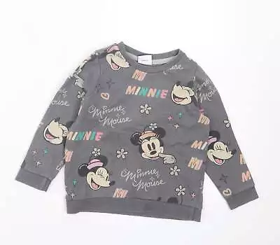 Buy George Girls Multicoloured Geometric Cotton Pullover Sweatshirt Size 2-3 Years P • 5£