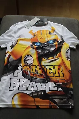 Buy 12-13 Yrs Transformers Bumblebee White T Shirt NWT • 5.90£