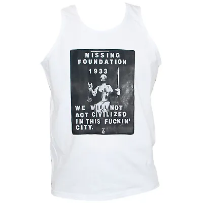 Buy Missing Foundation Anarchist Punk Rock Industrial Metal T-shirt Vest Sleeveless • 14£