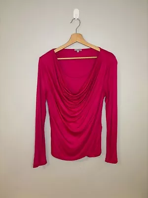 Buy KETTLEWELL Cowl Long Sleeve Double Layer  Top  - Size Medium  • 20£