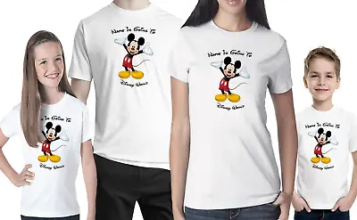 Buy Personalised Mickey Mouse T-shirts YOUR NAME IS GOING TO DISNEY Holiday Vacation • 8.49£