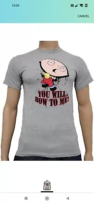 Buy Family Guy T Shirt XL Stewie Bow To Me. New In Packet. Official Merch  • 6£