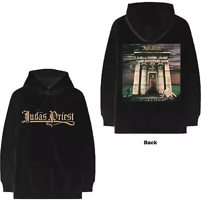 Buy Judas Priest Unisex Pullover Hoodie: Sin After Sin Logo & Album Cover OFFICIAL N • 51.75£