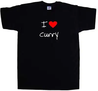 Buy I Love Heart Curry T-Shirt • 8.99£
