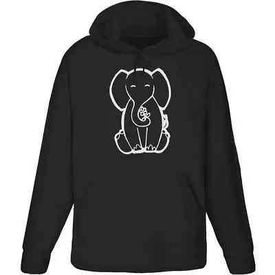 Buy 'Elephant Holding Flower' Adult Hoodie / Hooded Sweater (HO022384) • 24.99£