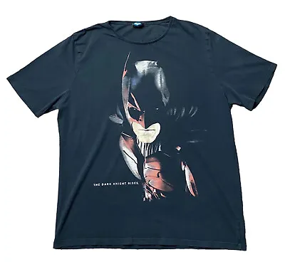 Buy 2012 Batman ‘The Dark Knight Rises’ Graphic T-Shirt - XL - Black • 14.99£
