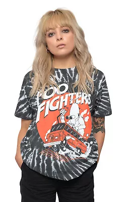 Buy Foo Fighters Speeding Bus Dye Wash T Shirt • 17.95£