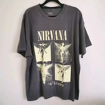Buy Urban Outfitters Fit Nirvana In Utero Oversized Tee T-Shirt Medium NWOT Sample • 29.99£