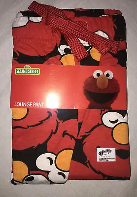 Buy Sesame Street Elmo Mens Lounge Pants, Mens Pyjama Bottoms Size XL BNWT • 10.99£