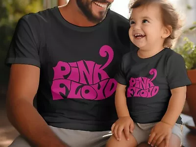 Buy Pink Floyd Logo T Shirt - Baby T Shirt Or Adult T Shirt - Matching - Rock Music • 10.99£
