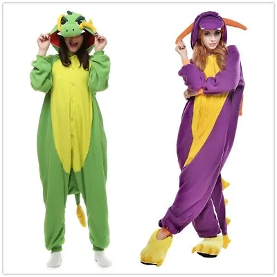 Buy Sypro Dragon China Dragon Onesiee Kigurumi Fancy Dress Costume Hoodies Pyjamas • 13.99£