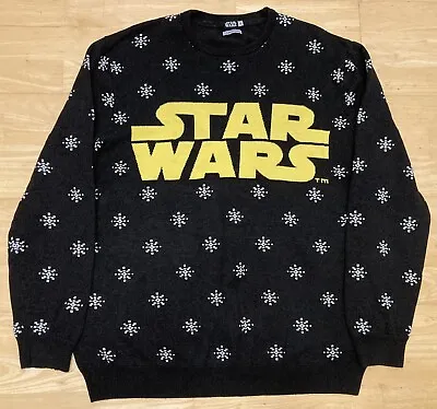 Buy XL 47  Inch Chest Star Wars Christmas Sweater Jumper By Tu • 29.99£
