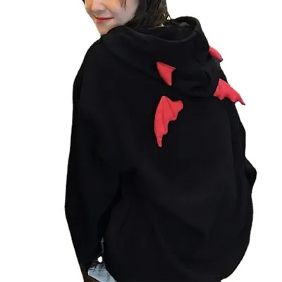 Buy Stylish Devil Hoodie For Men And Women Trendy Long Sleeve Coat Pullover Tops • 15.12£