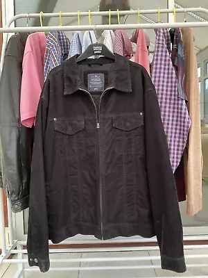 Buy Marks And Spencer Men’s Black Cord Jacket Size XXLarge  • 15£