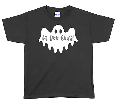 Buy Fa-Boo-Lous! Ghost Halloween Boys Girls Unisex Funny T-Shirt • 9.99£