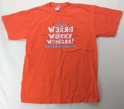 Buy Girl Scout Weird Wacky Wonders Thunderbird Day Camp 2009 Orange Medium Tee Shirt • 10.39£