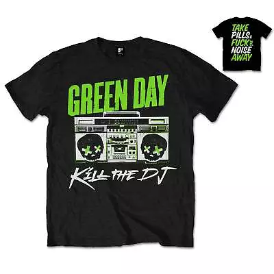 Buy Green Day Unisex T-Shirt: Kill The DJ (Back Print) OFFICIAL NEW  • 19.88£