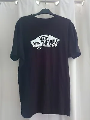 Buy VANS Off The Wall T-Shirt Men’s Black Skateboard UK Size Large  • 20£