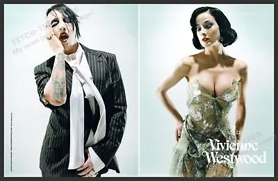 Buy Vivienne Westwood 2000s Print Advertisement (2 Pages) 2005 Marilyn Manson • 13.50£