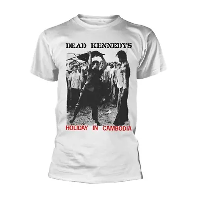 Buy Dead Kennedys 'Holiday In Cambodia' White T Shirt - NEW • 16.99£