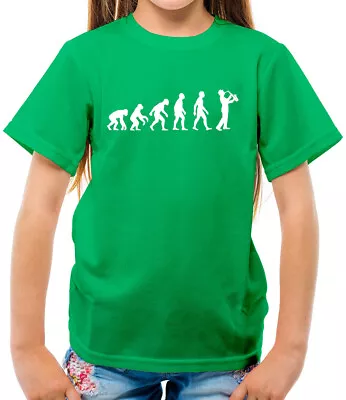 Buy Evolution Of Man Saxophone Player Kids T-Shirt - Sax - Music - Instrument • 11.95£