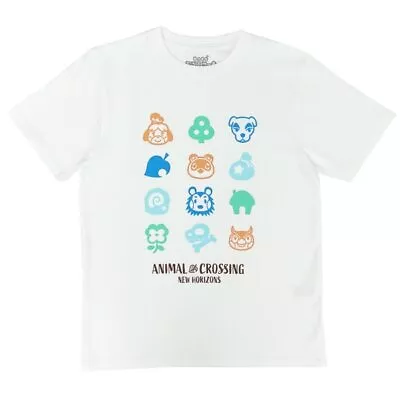 Buy FINE PLUS 22843137 Atsumare Animal Crossing T-shirt Icon White LL Size [Characte • 62.99£