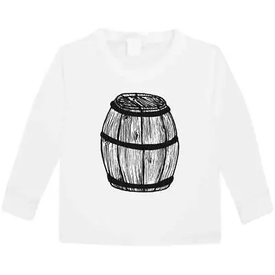 Buy 'Wooden Barrel' Children's / Kid's Long Sleeve Cotton T-Shirts (KL011392) • 9.99£