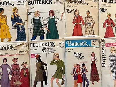 Buy Butterick Vintage Women's Clothes Sewing Patterns. Unused. • 7.50£