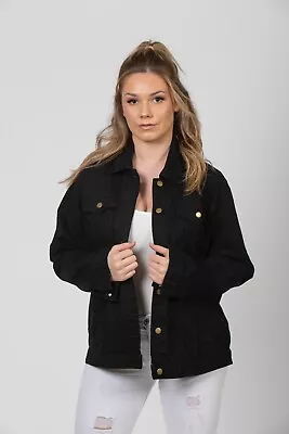 Buy Womens Size 10 Oversized Black Denim Jacket - Everyday Denim Jackets • 4£