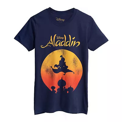 Buy Aladdin Mens Magic Carpet Short-Sleeved T-Shirt NS7452 • 14.15£
