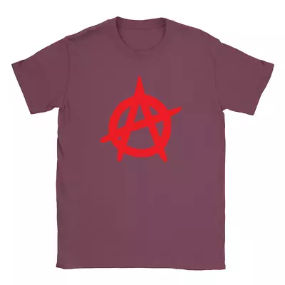 Buy Anarchy Mens T-Shirt Anarchist Top Gift Present • 9.49£