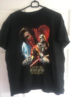 Buy **Disney Store** STAR WARS The Force Awakens T Shirt Size M • 5£