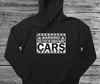 Buy Car Mechanic Hoodie Gift Warning Will Talk At Length About • 26.99£