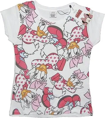 Buy Girls Daisy Duck T Shirt Age 5-6 Years 100% Cotton • 2.95£